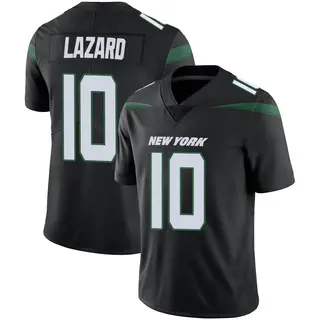 New York Jets Men's Allen Lazard Limited Stealth Vapor Jersey - Black