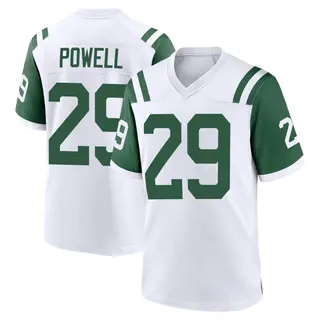 New York Jets Men's Bilal Powell Game Classic Alternate Jersey - White