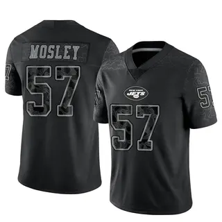 New York Jets Men's C.J. Mosley Limited Reflective Jersey - Black