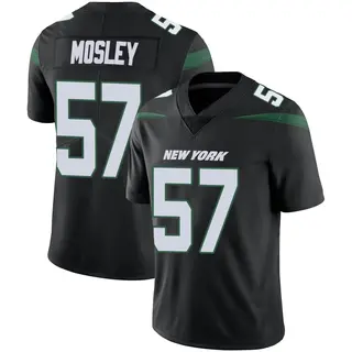 New York Jets Men's C.J. Mosley Limited Stealth Vapor Jersey - Black