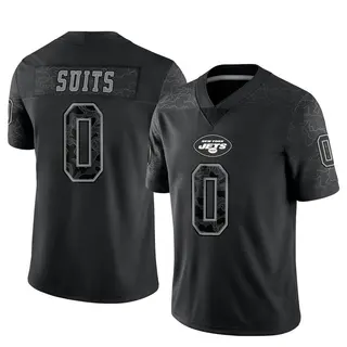 New York Jets Men's Colby Suits Limited Reflective Jersey - Black