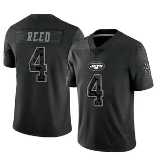 New York Jets Men's D.J. Reed Limited Reflective Jersey - Black