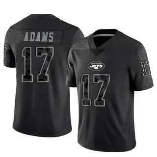 New York Jets Men's Davante Adams Limited Reflective Jersey - Black