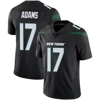 New York Jets Men's Davante Adams Limited Stealth Vapor Jersey - Black