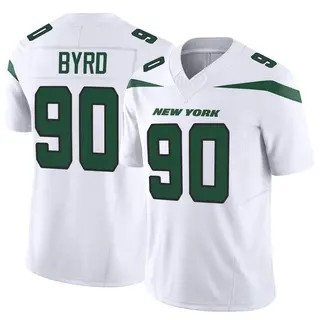 New York Jets Men's Dennis Byrd Limited Vapor F.U.S.E. Jersey - White