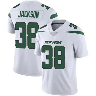 New York Jets Men's Deon Jackson Limited Spotlight Vapor Jersey - White