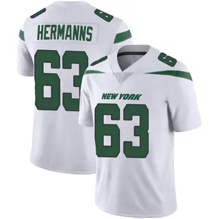 New York Jets Men's Grant Hermanns Limited Spotlight Vapor Jersey - White