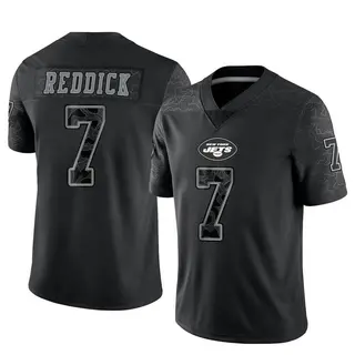 New York Jets Men's Haason Reddick Limited Reflective Jersey - Black