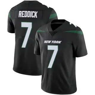 New York Jets Men's Haason Reddick Limited Stealth Vapor Jersey - Black