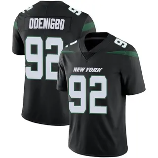 New York Jets Men's Ifeadi Odenigbo Limited Stealth Vapor Jersey - Black