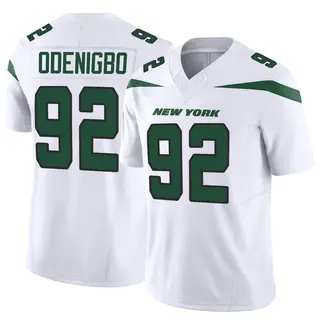 New York Jets Men's Ifeadi Odenigbo Limited Vapor F.U.S.E. Jersey - White