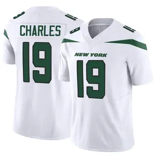 New York Jets Men's Irvin Charles Limited Vapor F.U.S.E. Jersey - White