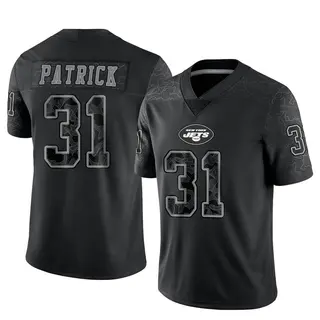 New York Jets Men's Jacques Patrick Limited Reflective Jersey - Black