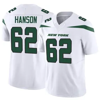 New York Jets Men's Jake Hanson Limited Vapor F.U.S.E. Jersey - White