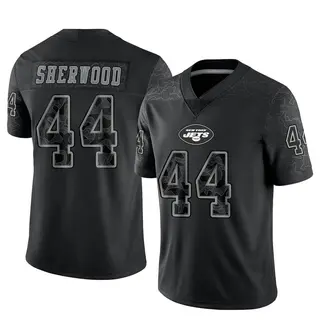 New York Jets Men's Jamien Sherwood Limited Reflective Jersey - Black