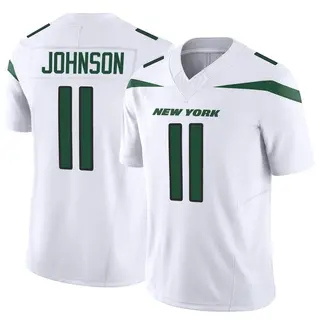 New York Jets Men's Jermaine Johnson Limited Vapor F.U.S.E. Jersey - White