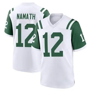 New York Jets Men's Joe Namath Game Classic Alternate Jersey - White