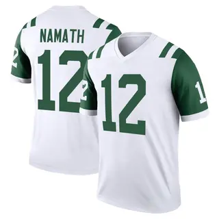 New York Jets Men's Joe Namath Legend Classic Alternate Jersey - White