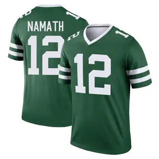 New York Jets Men's Joe Namath Legend Legacy Jersey - Green