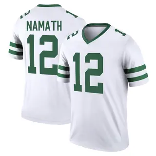 New York Jets Men's Joe Namath Legend Legacy Jersey - White