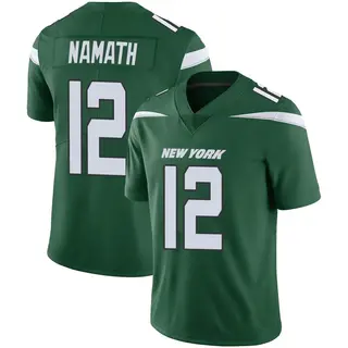 New York Jets Men's Joe Namath Limited Gotham Vapor Jersey - Green