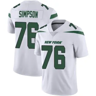 New York Jets Men's John Simpson Limited Spotlight Vapor Jersey - White