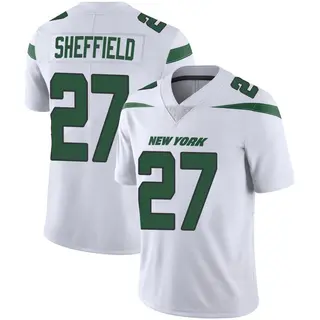 New York Jets Men's Kendall Sheffield Limited Spotlight Vapor Jersey - White