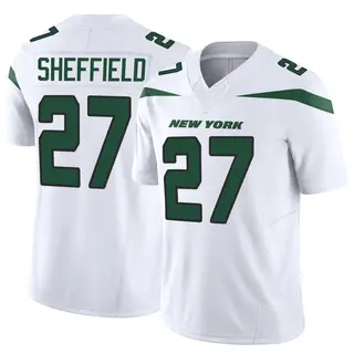 New York Jets Men's Kendall Sheffield Limited Vapor F.U.S.E. Jersey - White