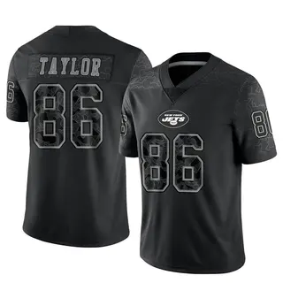 New York Jets Men's Malik Taylor Limited Reflective Jersey - Black