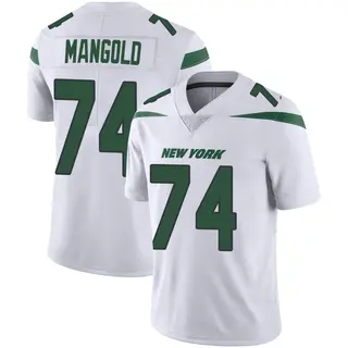 New York Jets Men's Nick Mangold Limited Spotlight Vapor Jersey - White