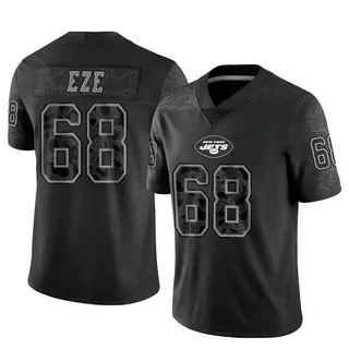 New York Jets Men's Obinna Eze Limited Reflective Jersey - Black