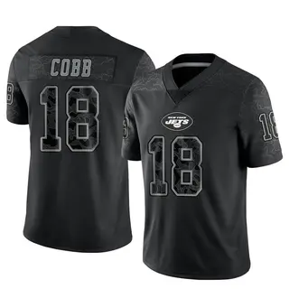 New York Jets Men's Randall Cobb Limited Reflective Jersey - Black