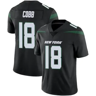 New York Jets Men's Randall Cobb Limited Stealth Vapor Jersey - Black