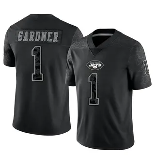 New York Jets Men's Sauce Gardner Limited Reflective Jersey - Black