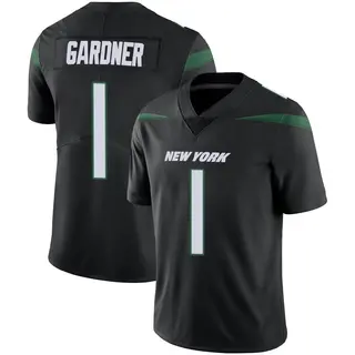 New York Jets Men's Sauce Gardner Limited Stealth Vapor Jersey - Black