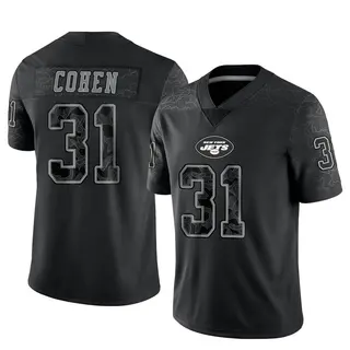 New York Jets Men's Tarik Cohen Limited Reflective Jersey - Black