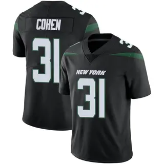 New York Jets Men's Tarik Cohen Limited Stealth Vapor Jersey - Black