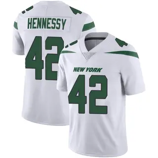 New York Jets Men's Thomas Hennessy Limited Spotlight Vapor Jersey - White