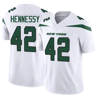 New York Jets Men's Thomas Hennessy Limited Vapor F.U.S.E. Jersey - White