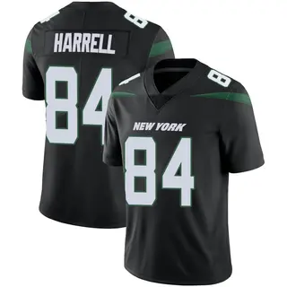 New York Jets Men's Tyler Harrell Limited Stealth Vapor Jersey - Black