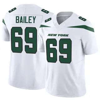 New York Jets Men's Zack Bailey Limited Vapor F.U.S.E. Jersey - White