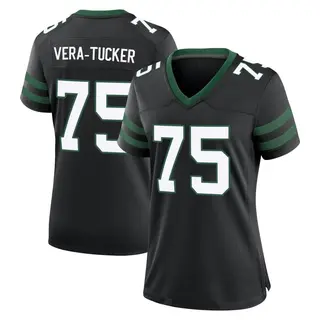 New York Jets Women's Alijah Vera-Tucker Game Legacy Alternate Jersey - Black