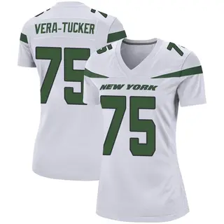 New York Jets Women's Alijah Vera-Tucker Game Spotlight Jersey - White