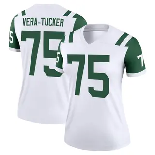 New York Jets Women's Alijah Vera-Tucker Legend Classic Alternate Jersey - White