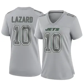 New York Jets Women's Allen Lazard Game Atmosphere Fashion Jersey - Gray