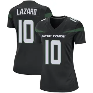 New York Jets Women's Allen Lazard Game Stealth Jersey - Black