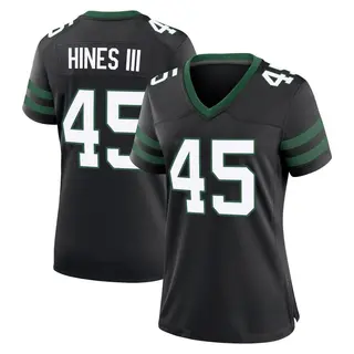 New York Jets Women's Anthony Hines III Game Legacy Alternate Jersey - Black