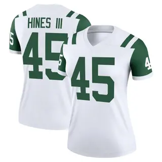 New York Jets Women's Anthony Hines III Legend Classic Alternate Jersey - White