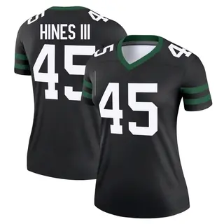 New York Jets Women's Anthony Hines III Legend Legacy Jersey - Black