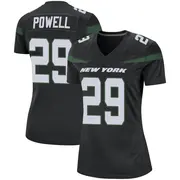 New York Jets Women's Bilal Powell Game Stealth Jersey - Black